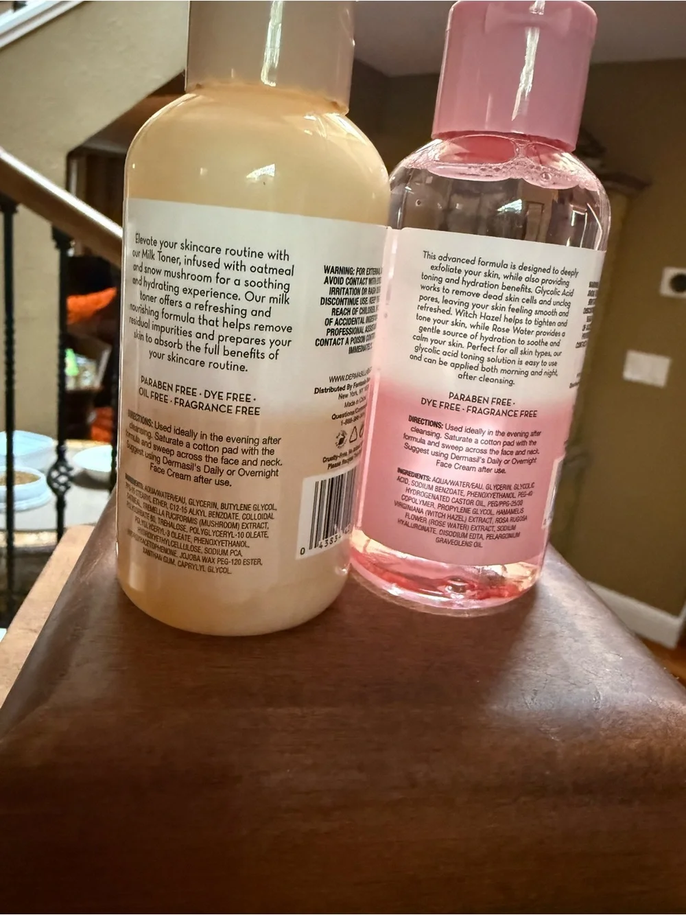 4 oz Dermasil Labs AHA Glycolic Acid Toning Solution Dermasil Oatmeal Milk Toner